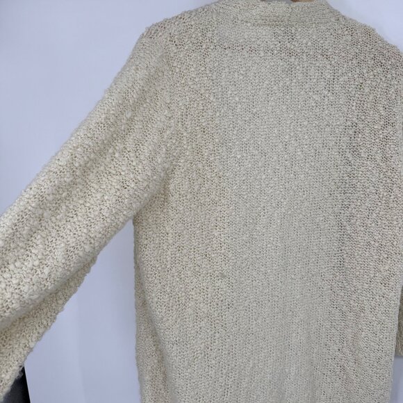 Chicos 2 Open Front Cardigan Sweater Size Large ivory womens - Picture 5 of 9